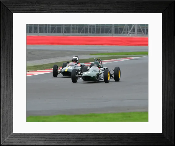 Framed Print : CJ5 1603 Michael Hibberd, Lotus 27, Denis Welch, Lotus 22 Framed Print : CJ5 1603 Michael Hibberd, Lotus 27, Denis Welch, Lotus 22