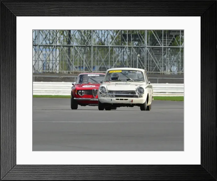 Framed Print : CJ5 1779 Nigel Cox, Ford Lotus Cortina, Paul Hopkinson, Alfa Romeo Giulia Sprint Framed Print : CJ5 1779 Nigel Cox, Ford Lotus Cortina, Paul Hopkinson, Alfa Romeo Giulia Sprint