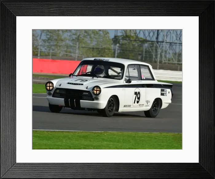 Framed Print : CJ5 1819 Mark Jones, Ford Lotus Cortina