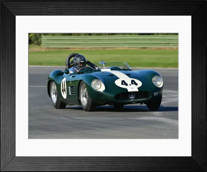 Framed Print : CJ5 0051 Steven Hart, Maserati 300S