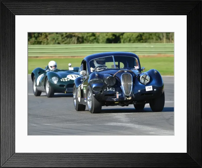 Framed Print : CJ5 0060 John Burton, Jaguar XK 120 Framed Print : CJ5 0060 John Burton, Jaguar XK 120