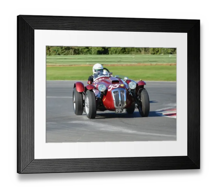 Framed Print : CJ5 0069 Peter Mann, Frazer Nash Le Mans replica, RPJ 1 Framed Print : CJ5 0069 Peter Mann, Frazer Nash Le Mans replica, RPJ 1
