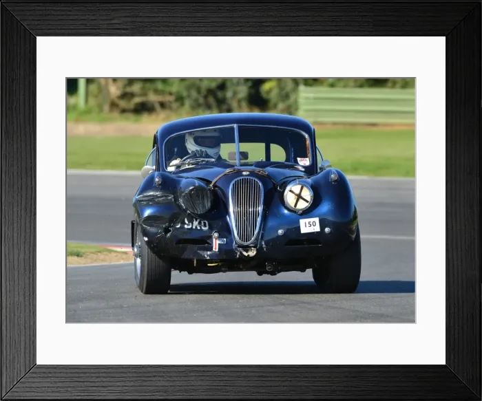 Framed Print : CJ5 0100 John Burton, Jaguar XK 120 Framed Print : CJ5 0100 John Burton, Jaguar XK 120