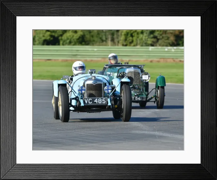 Framed Print : CJ5 0185 Richard Bradford, Riley Brooklands Framed Print : CJ5 0185 Richard Bradford, Riley Brooklands