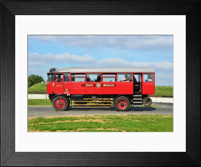 Framed Print : CJ5 0321 Vintage Steam Bus Framed Print : CJ5 0321 Vintage Steam Bus