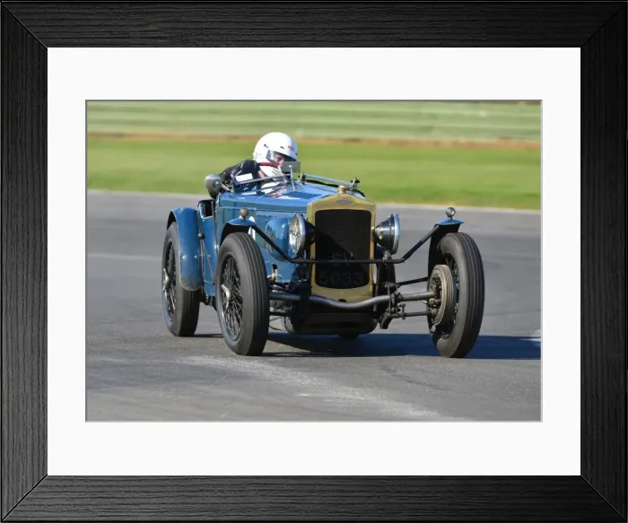 Framed Print : CJ5 0115 Charles Gillett, Frazer Nash Super Sports Framed Print : CJ5 0115 Charles Gillett, Frazer Nash Super Sports