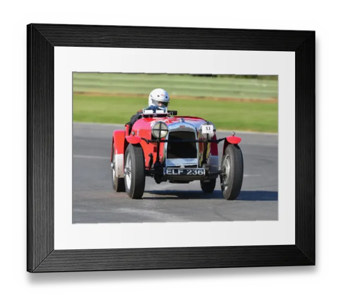 Framed Print : CJ5 0117 Andrew Mitchell, HRG 1 5 litre