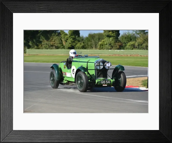 Framed Print : CJ5 0126 Nicholas Pellett, Talbot 105 Team Car