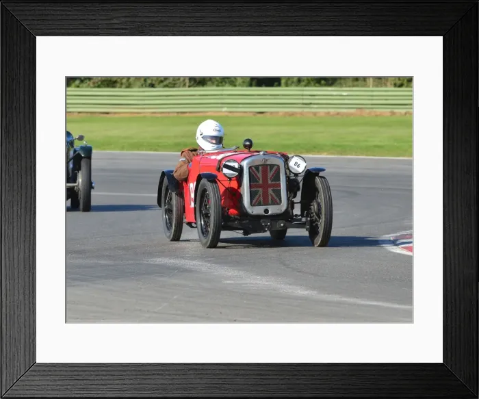 Framed Print : CJ5 0132 Mark Groves, Austin 7 Ulster Framed Print : CJ5 0132 Mark Groves, Austin 7 Ulster
