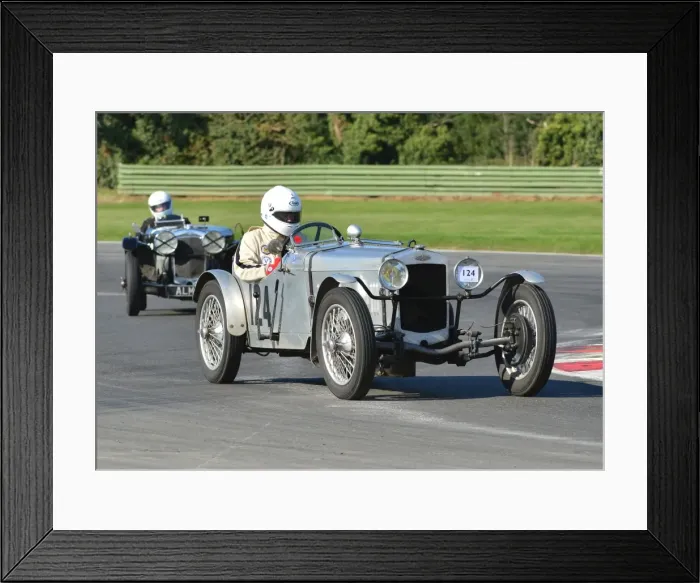 Framed Print : CJ5 0135 Jeremy Holden, Frazer Nash Super Sports