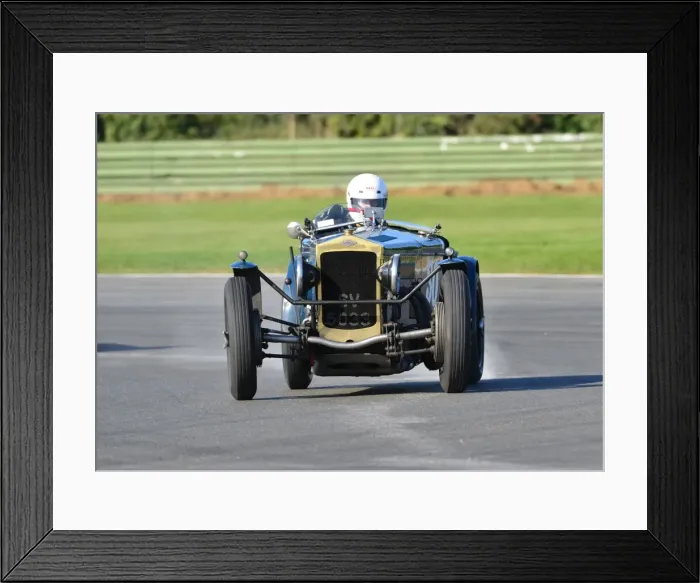 Framed Print : CJ5 0147 Charles Gillett, Frazer Nash Super Sports