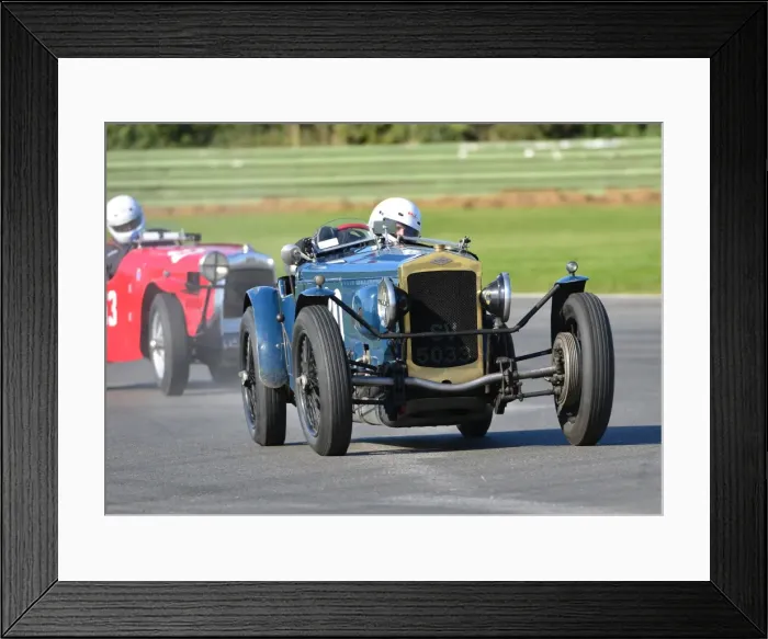 Framed Print : CJ5 0148 Charles Gillett, Frazer Nash Super Sports Framed Print : CJ5 0148 Charles Gillett, Frazer Nash Super Sports