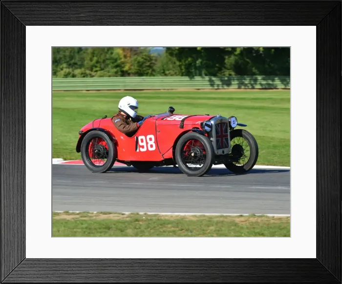 Framed Print : CJ5 0207 Mark Groves, Austin 7 Ulster
