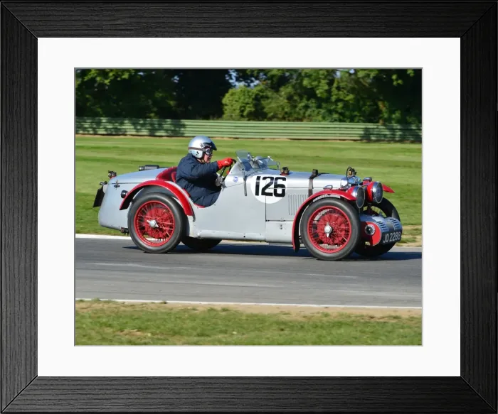 Framed Print : CJ5 0220 Hamish McNinch, MG C Type Montlhery Framed Print : CJ5 0220 Hamish McNinch, MG C Type Montlhery
