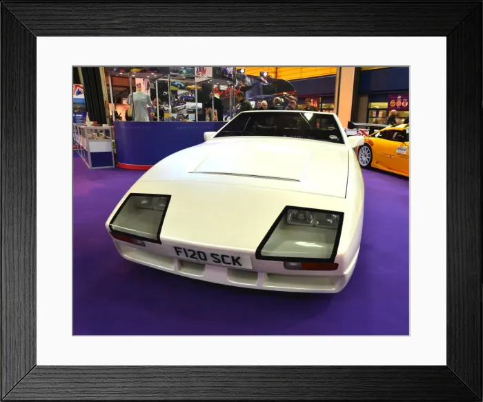 Framed Print : CJ5 2115 TVR White Elephant, F120 SCK Framed Print : CJ5 2115 TVR White Elephant, F120 SCK