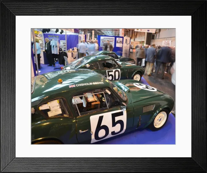 Framed Print : CJ5 2147 Le Mans Triumph Spitfires Framed Print : CJ5 2147 Le Mans Triumph Spitfires