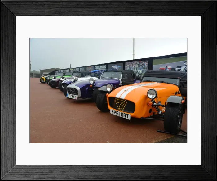 Framed Print : CJ4 5106 Lotus - Caterham 7 Framed Print : CJ4 5106 Lotus - Caterham 7