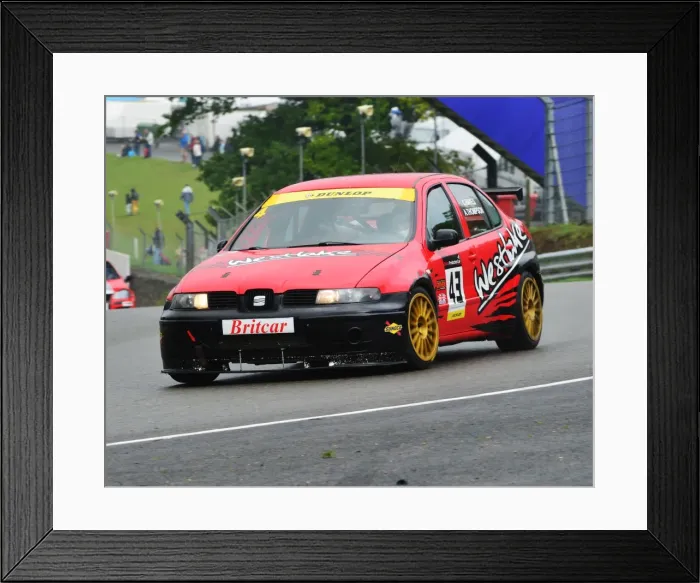 Framed Print : CJ4 5124 Andy Thompson, SEAT Toledo R Framed Print : CJ4 5124 Andy Thompson, SEAT Toledo R