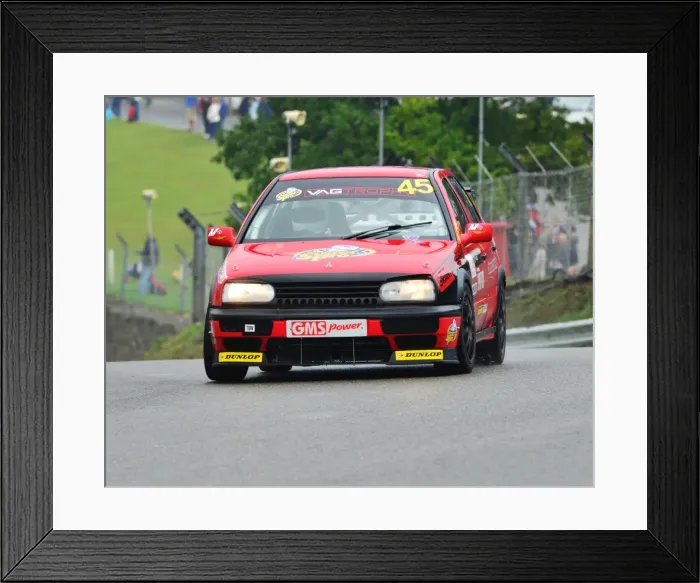 Framed Print : CJ4 5129 Len Simpson, VW Vento VR6 Framed Print : CJ4 5129 Len Simpson, VW Vento VR6