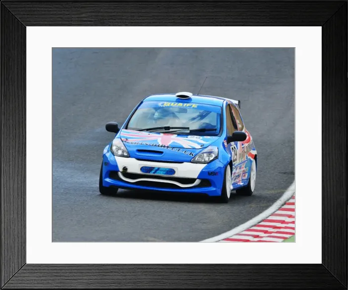 Framed Print : CJ4 5308 Steve Rothery, Renault Clio