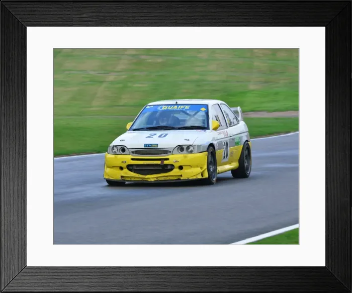 Framed Print : CJ4 5331 Malcolm Wise, Ford Escort