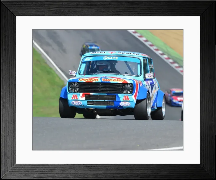 Framed Print : CJ4 5364 Bill Richards, Rover Mini Clubman Framed Print : CJ4 5364 Bill Richards, Rover Mini Clubman