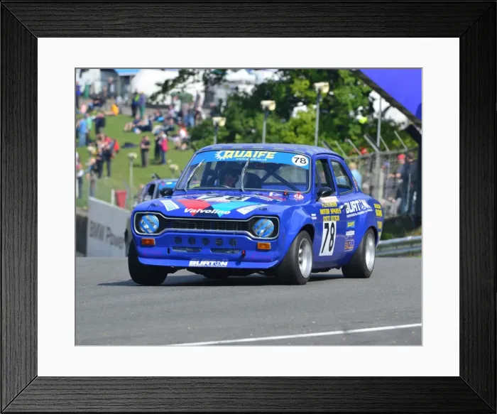 Framed Print : CJ4 5412 Russell Turner, Ford Escort Framed Print : CJ4 5412 Russell Turner, Ford Escort