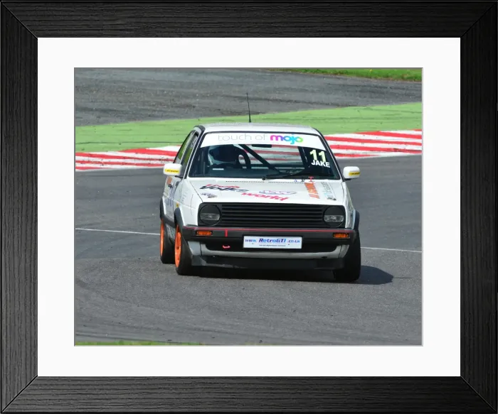 Framed Print : CJ4 5580 Jake Johnson, Mk2 Golf GTi