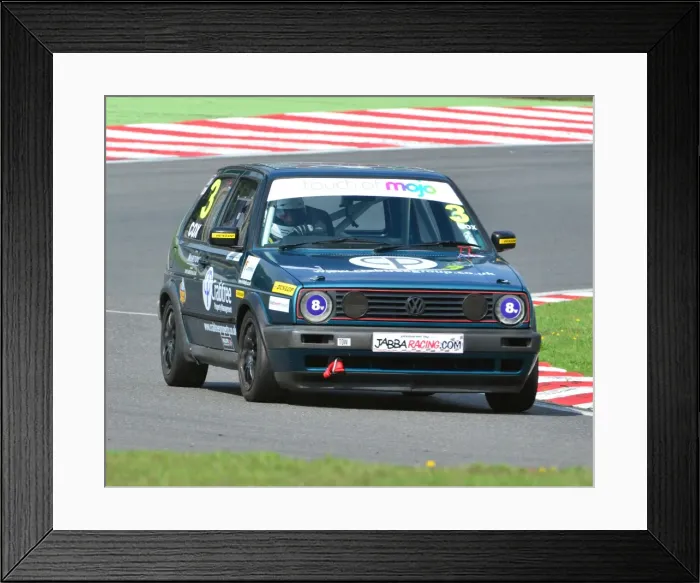 Framed Print : CJ4 5587 Tim Cox, Mk2 Golf GTi Framed Print : CJ4 5587 Tim Cox, Mk2 Golf GTi