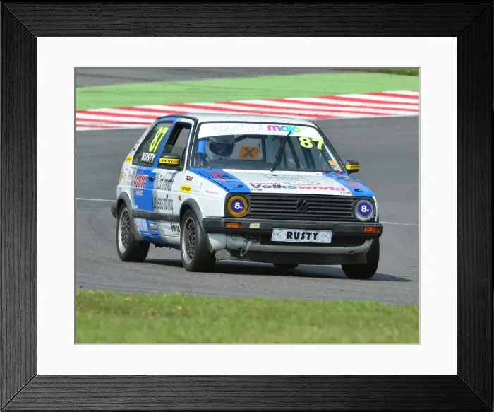 Framed Print : CJ4 5593 Rusty Laidler, Mk2 Golf GTi Framed Print : CJ4 5593 Rusty Laidler, Mk2 Golf GTi