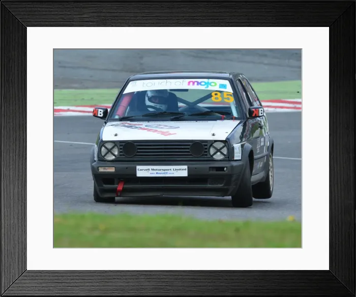 Framed Print : CJ4 5607 James Bark, Mk2 Golf GTi Framed Print : CJ4 5607 James Bark, Mk2 Golf GTi