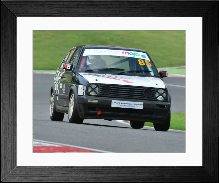 Framed Print : CJ4 5641 James Bark, Mk2 Golf GTi