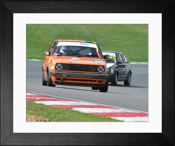 Framed Print : CJ4 5645 Jamie Martin, Mk2 Golf GTi Framed Print : CJ4 5645 Jamie Martin, Mk2 Golf GTi