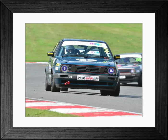 Framed Print : CJ4 5663 Tim Cox, Mk2 Golf GTi Framed Print : CJ4 5663 Tim Cox, Mk2 Golf GTi
