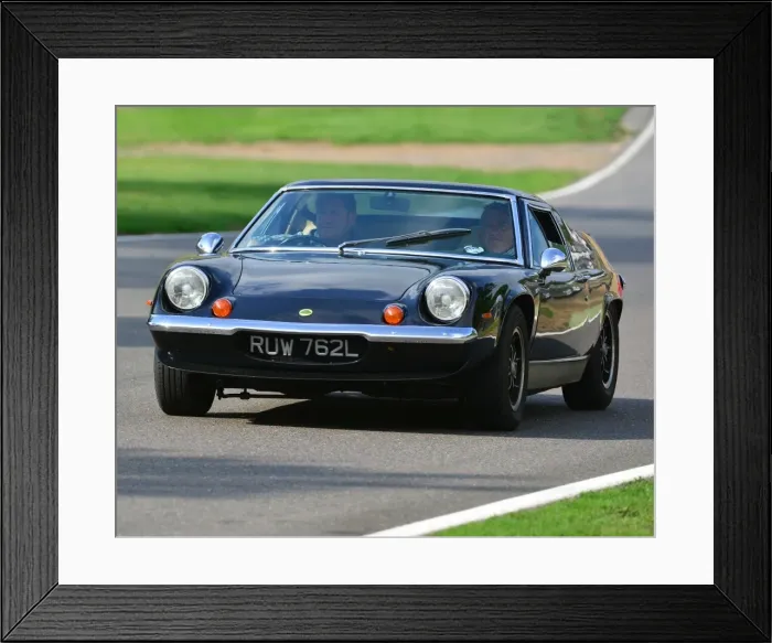 Framed Print : CJ4 5871 Lotus Europa, RUW 762 L Framed Print : CJ4 5871 Lotus Europa, RUW 762 L