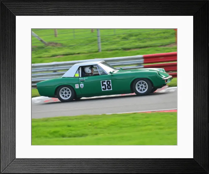 Framed Print : CJ4 8749 Robert Barter, Jensen Healey