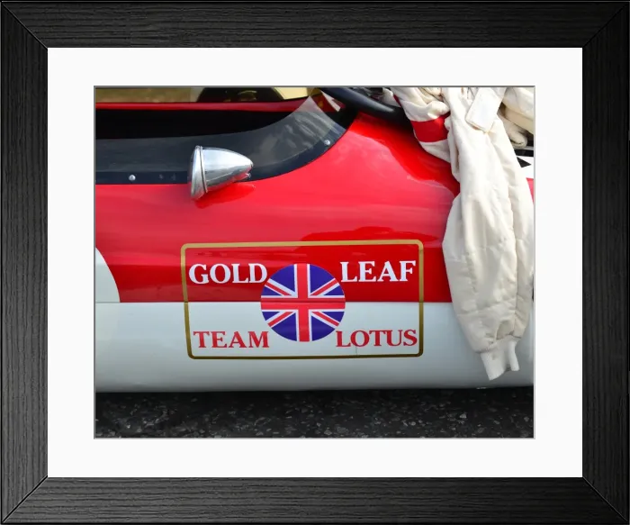 Framed Print : CJ4 8792 Jim Chapman, Lotus 59, Classic Racing Cars