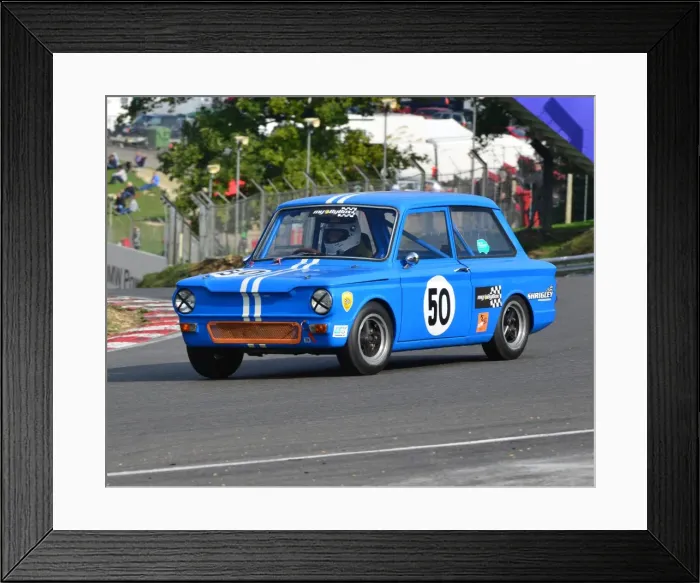Framed Print : CJ4 8818 Simon Benoy, Hillman Imp
