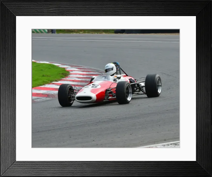 Framed Print : CJ4 9041 Steve Seaman, Brabham BT21 Framed Print : CJ4 9041 Steve Seaman, Brabham BT21