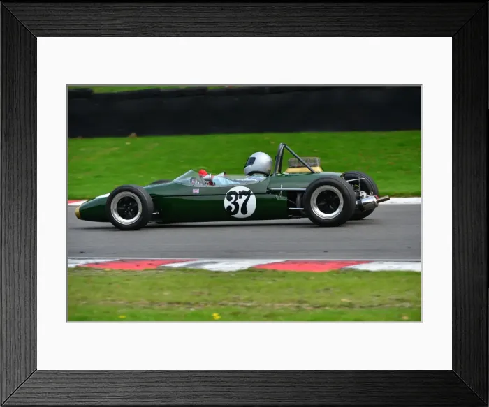 Framed Print : CJ4 9063 Lincoln Small, Brabham BT10 Framed Print : CJ4 9063 Lincoln Small, Brabham BT10