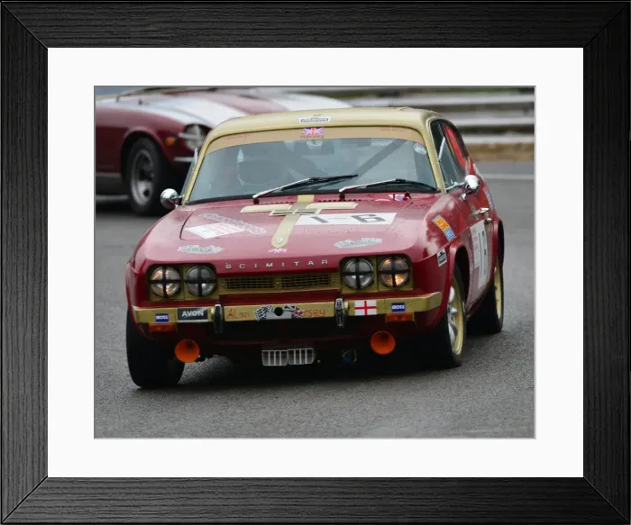 Framed Print : CJ4 9405 70s Road Sports, Alan Hersey, Reliant Scimitar 5a
