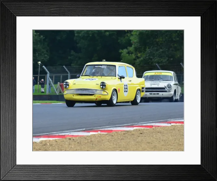 Framed Print : CJ4 9652 Bob Bullen, Ford Anglia 105E Framed Print : CJ4 9652 Bob Bullen, Ford Anglia 105E
