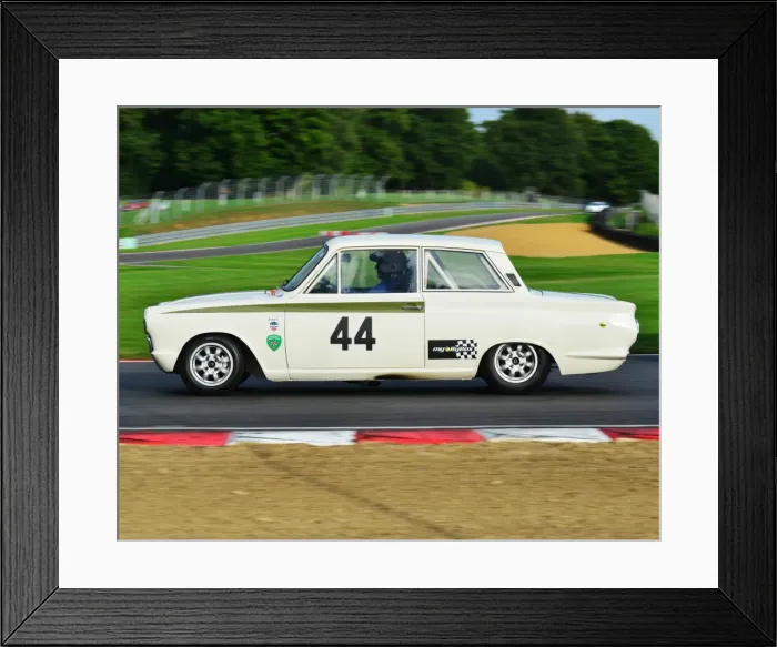 Framed Print : CJ4 9673 Tim Davies, Ford Lotus Cortina Framed Print : CJ4 9673 Tim Davies, Ford Lotus Cortina