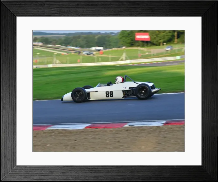 Framed Print : CJ4 9835 Michael Scott, Brabham BT28 Framed Print : CJ4 9835 Michael Scott, Brabham BT28