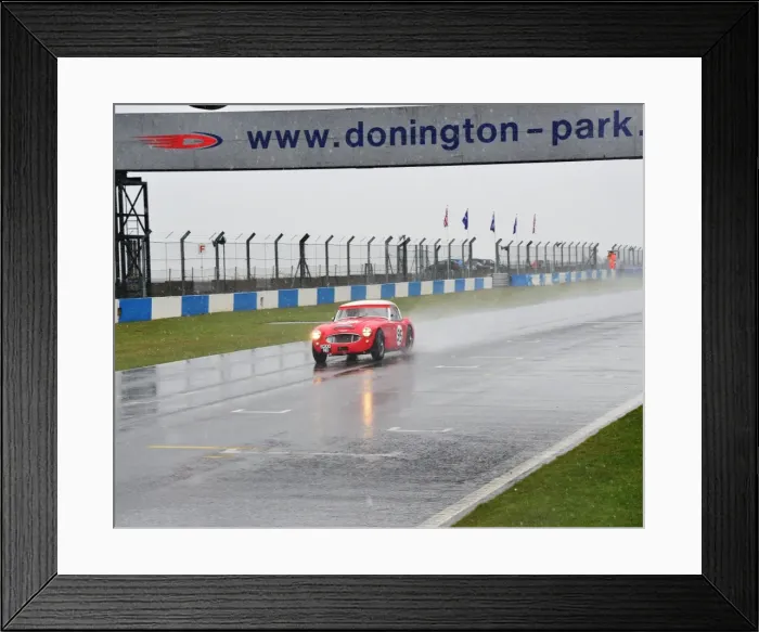 Framed Print : CJ3 0959 Denis Welch, Austin Healey 3000, 6200 NO