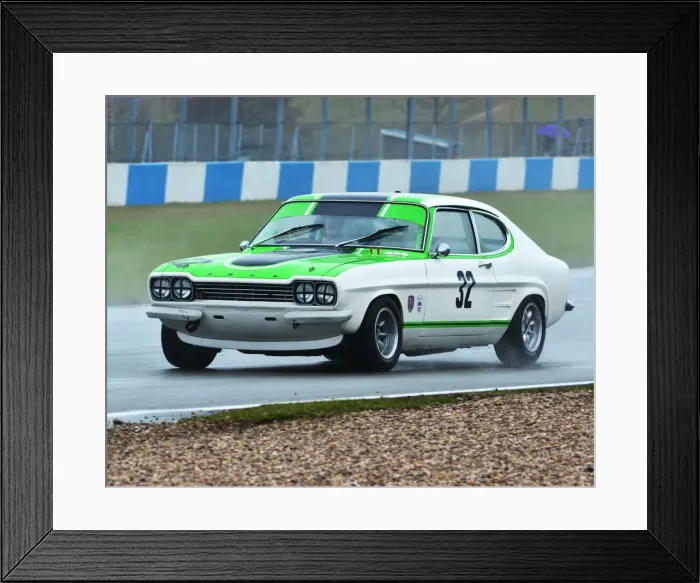 Framed Print : CJ3 1001 Nicholas Strong, Ford Capri