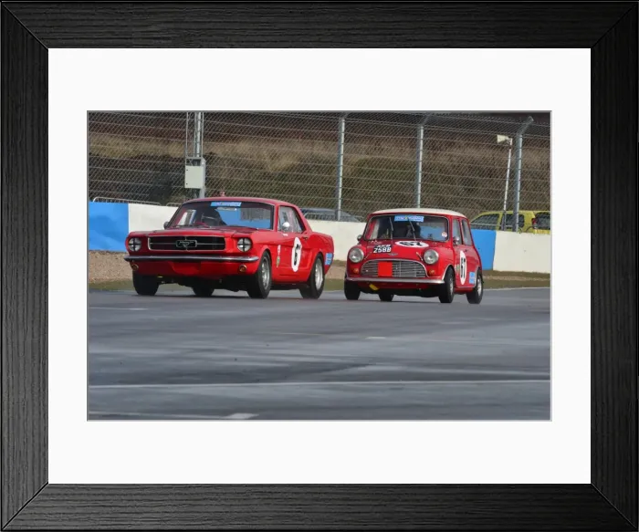 Framed Print : CJ3 1142 Warren Briggs, Ford Mustang, Pete Morgan, Austin Mini Framed Print : CJ3 1142 Warren Briggs, Ford Mustang, Pete Morgan, Austin Mini