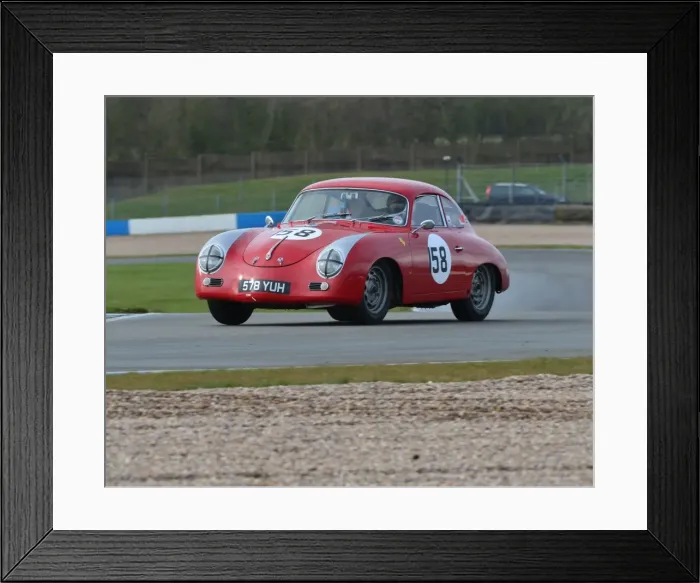 Framed Print : CJ3 1336 Steve Wright, Ian Clark, Porsche 356A Framed Print : CJ3 1336 Steve Wright, Ian Clark, Porsche 356A