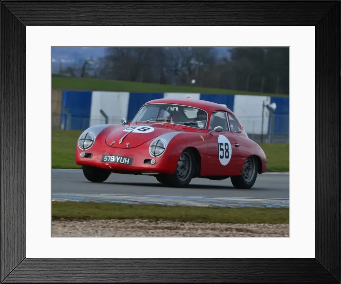 Framed Print : CJ3 1361 Steve Wright, Ian Clark, Porsche 356A