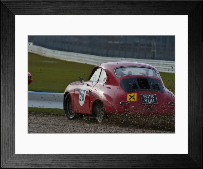 Framed Print : CJ3 1428 Steve Wright, Ian Clark, Porsche 356A Framed Print : CJ3 1428 Steve Wright, Ian Clark, Porsche 356A
